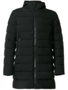 Herno - Hood Padded Jacket - Men - Feather Down/polyamide/polyester/fluorofibra - 54, Black, Feather Down/polyamide/polyester/fluorofibra