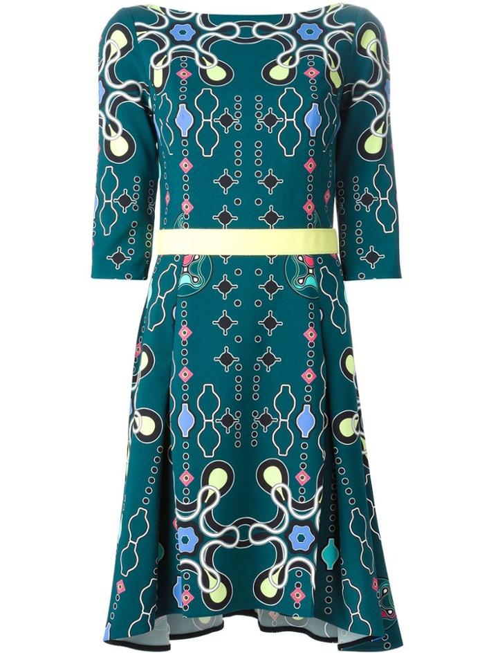 Peter Pilotto 'disc' Dress - Green