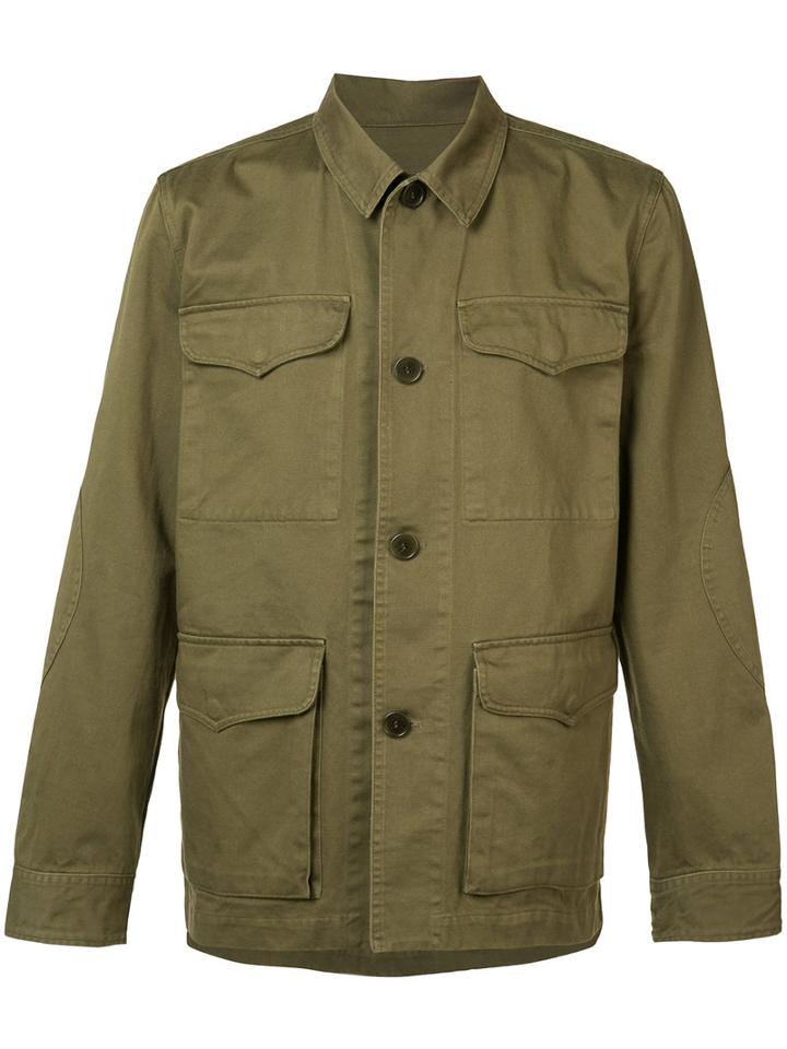 Officine Generale - Multi-pocket Shirt Jacket - Men - Cotton - M, Green, Cotton