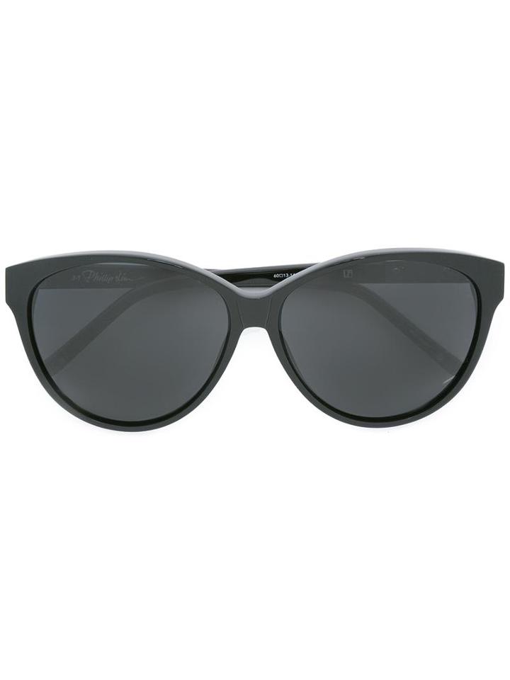 3.1 Phillip Lim - Cat Eye Sunglasses - Women - Brass/plastic/glass - One Size, Black, Brass/plastic/glass
