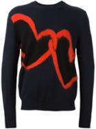 Ps By Paul Smith Heart Intarsia Jumper