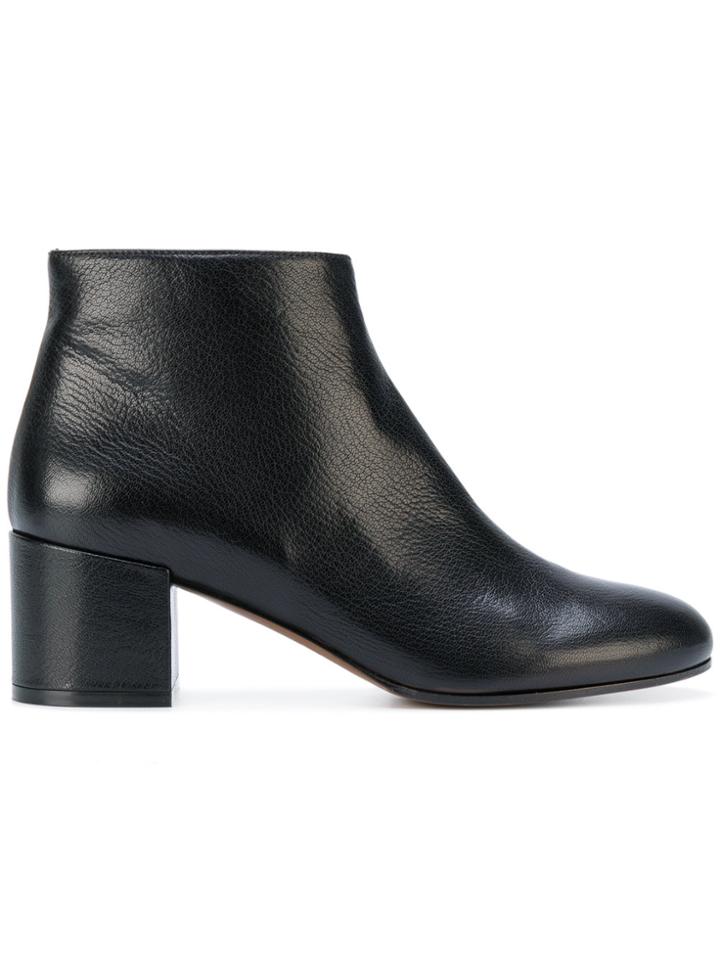 L'autre Chose Low Ankle Boots - Black