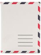 Thom Browne Airmail Print Passport Holder - White