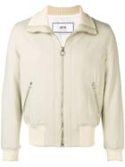 Ami Alexandre Mattiussi Funnel Neck Zipped Jacket - Neutrals