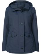 Canada Goose Buttoned Hooded Jacket - Blue