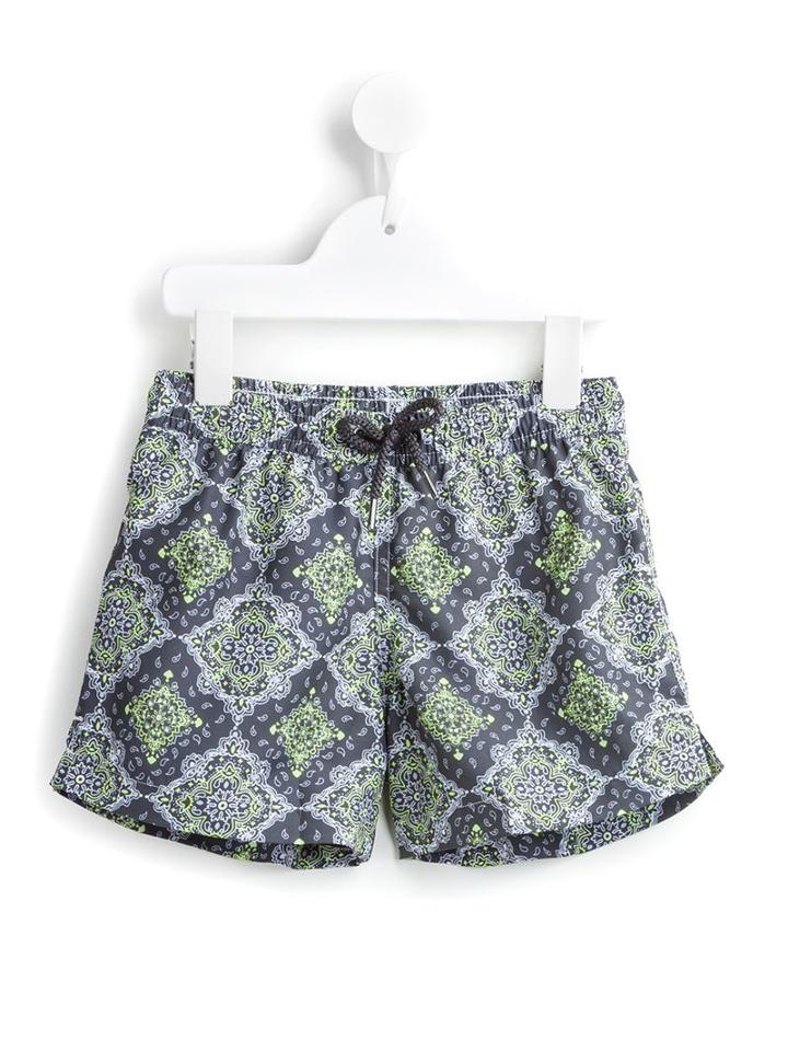 Sunuva 'boho Bandanna' Swim Shorts, Boy's, Size: 11 Yrs, Green