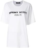 Jeremy Scott Logo Print Oversized T-shirt - White