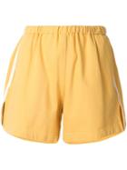 Bassike Sides-stripe Shorts - Yellow