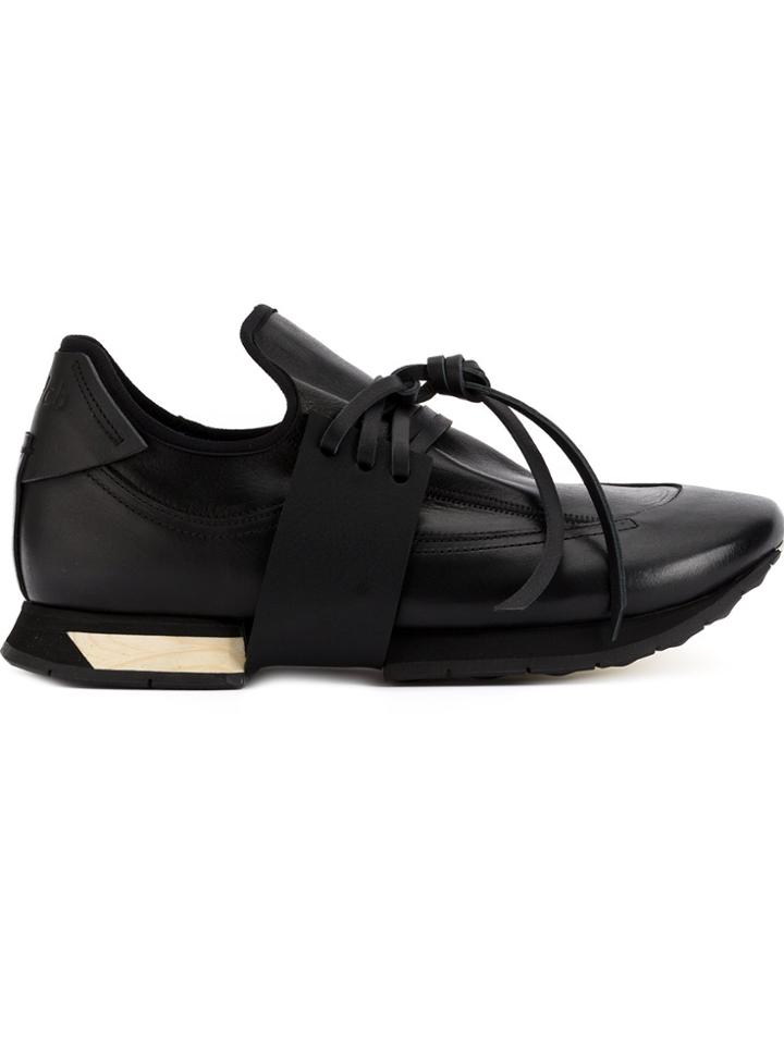 Artselab Lace-up Sneakers - Black