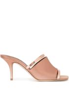 Malone Souliers Laney Square Toe Mules - Pink