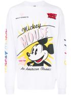 Gcds Mickey Mouse Print Sweatshirt - White