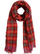Burberry Classic Check Scarf - Red