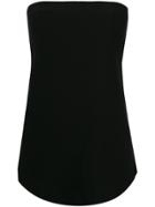 Theory Strapless Blouse - Black