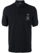 Fred Perry X Art Comes First 'woven Collar Pique' Polo Shirt, Men's, Size: 36, Blue, Cotton
