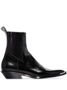 Paco Rabanne Santiag Cowboy Boots - Black
