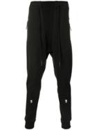 11 By Boris Bidjan Saberi Slouched Track Trousers - Black