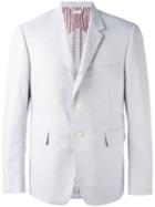 Thom Browne - Flap Pockets Blazer - Men - Cotton/cupro - 2, Grey, Cotton/cupro