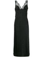 Mcq Alexander Mcqueen Long Logo Dress - Black