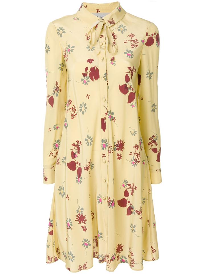 Valentino Floral Dress - Yellow & Orange