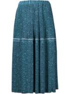 Comme Des Garçons Comme Des Garçons Pleated Skirt, Women's, Size: L, Green, Polyester