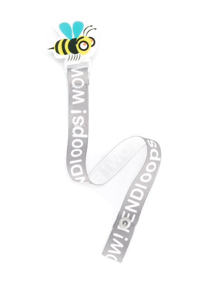 Fendi Kids Bee Dummy Clip - White