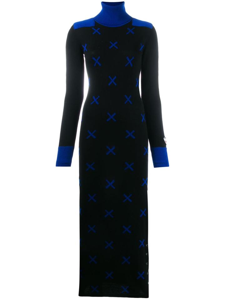 Rossignol Cross Detail Sweater Dress - Black