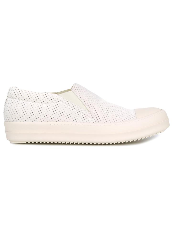 Rick Owens Drkshdw Slip-on Sneakers - White