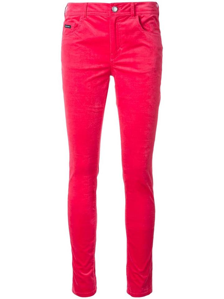 Guild Prime Super Skinny Trousers, Women's, Size: 36, Pink/purple, Cotton