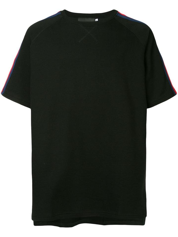 Off Duty Side Stripe T-shirt - Black
