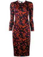 Givenchy Abstract Floral Print Dress - Black