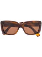 Balenciaga Eyewear Tortoiseshell Sunglasses - Brown