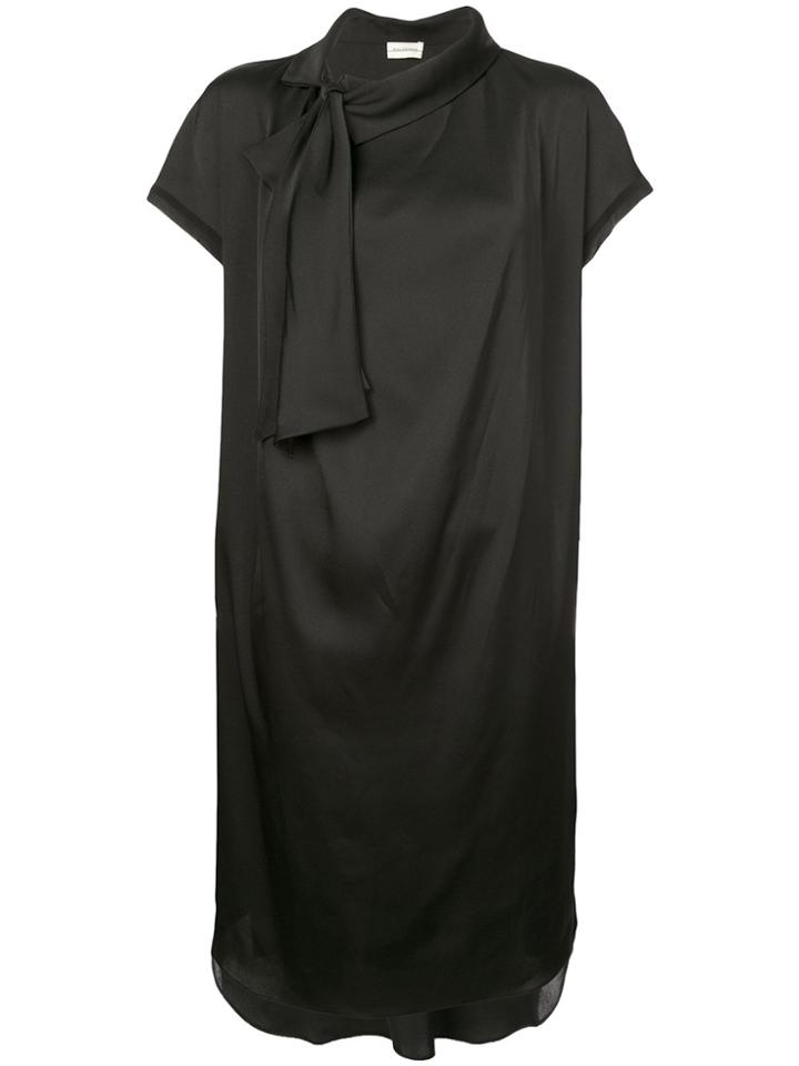 By Malene Birger Tie Neck Dress - Black