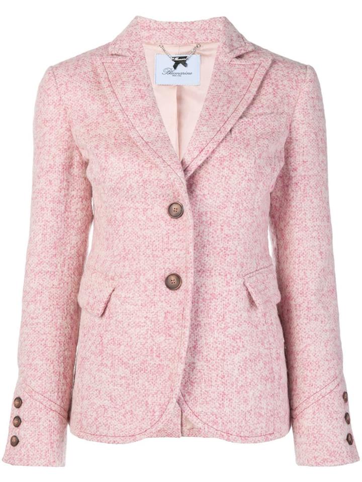 Blumarine Fitted Blazer - Pink & Purple