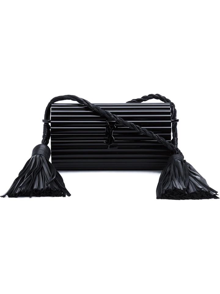 Saint Laurent Opium Miniaudière Shoulder Bag - Black