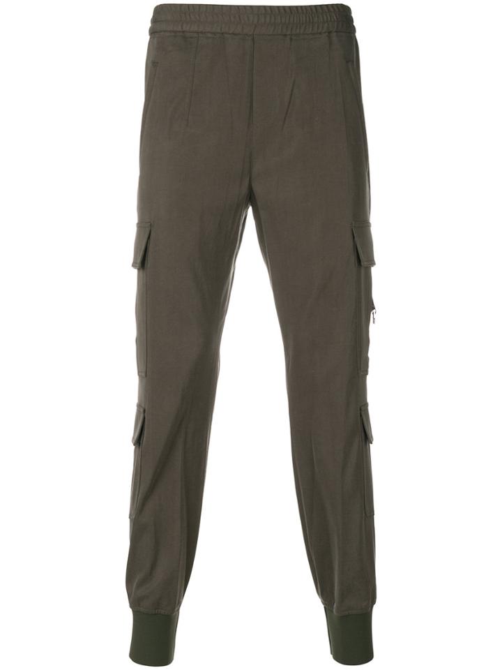 Neil Barrett Slim-fit Pocket Trousers - Green