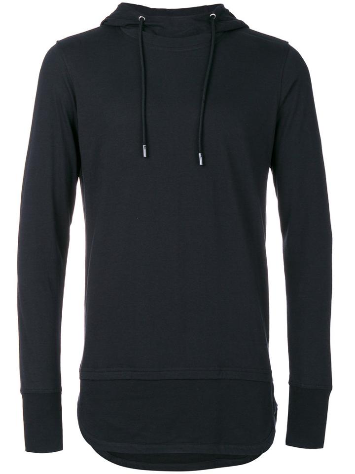 Diesel Black Gold - Layered Hoodie - Men - Cotton - S, Cotton