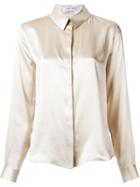 Gloria Coelho - Silk Shirt - Women - Silk - Gg, Nude/neutrals, Silk