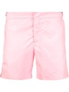 Orlebar Brown 'bulldog' Swim Shorts, Men's, Size: 34, Pink/purple, Polyester