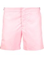 Orlebar Brown 'bulldog' Swim Shorts, Men's, Size: 34, Pink/purple, Polyester