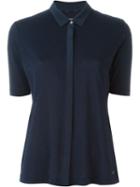 Woolrich Shortsleeved Shirt, Women's, Size: Xs, Blue, Modal/cotton/silk