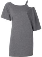 Kendall+kylie Cold Shoulder T-shirt Dress - Grey
