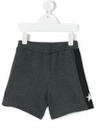 Douuod Kids - Star Panel Shorts - Kids - Cotton/polyester - 12 Yrs, Boy's, Grey