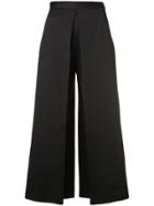 Rosetta Getty Pleated Front Palazzo Pants - Blue