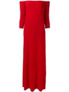 Norma Kamali Off-shoulders Shift Dress - Red