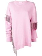 Christopher Kane Crystal Cutout Knit - Pink