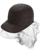 Federica Moretti Net Panel Hat - Black