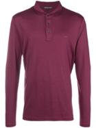 Michael Kors Collection Longsleeved Polo Shirt - Red