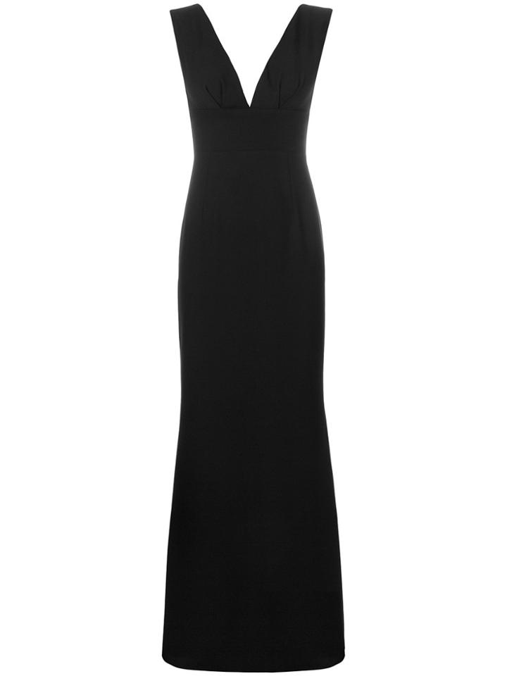 Marc Ellis Plunge Gown - Black