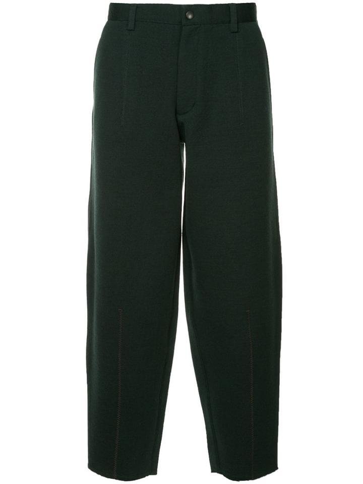 Kolor Cropped Trousers - Green