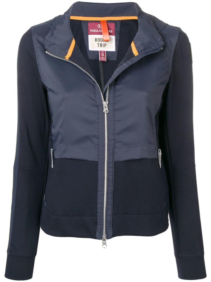 Parajumpers Satin-panelled Jersey Jacket - Blue